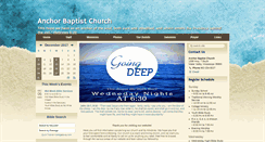 Desktop Screenshot of anchorbaptistoxford.com