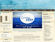 Tablet Screenshot of anchorbaptistoxford.com